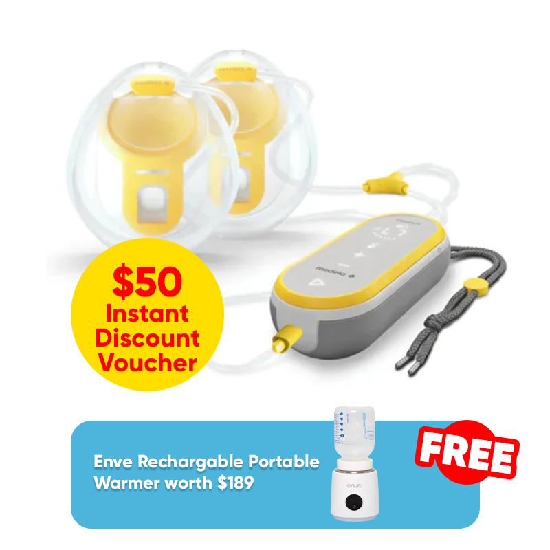 Medela Freestyle Hands-Free Double Electric Wearable Breast Pump + FREE GIFT